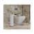 Álló WC papír tartó króm színű 38X15X4,3 cm SB077