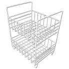 Fém zöldséges kosár 2 emeletes