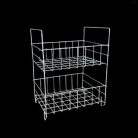 Fém zöldséges kosár 2 emeletes