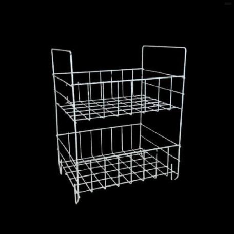 Fém zöldséges kosár 2 emeletes