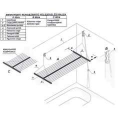 Ruhaszárító fregoli szárító 130 Cm
