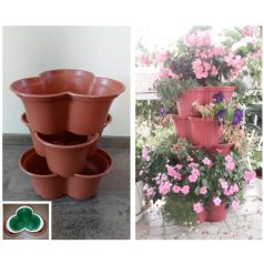 Torony cserép nagy egymásba rakható 13 cm