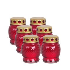 Üvegmécses  fém tetővel  La72