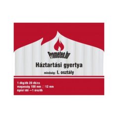 Háztartási Gyertya 1 dkg  20 db/ csomag