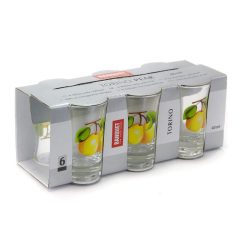 Pálinkás Pohár 6Db .Körte 041402H-B