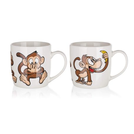 Bögre Majom 320Ml Vegy.Dek 60270001 