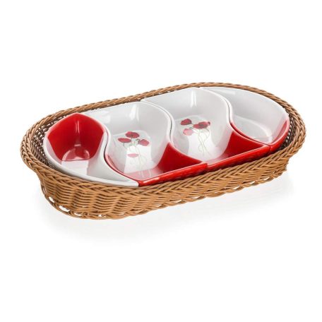 4 Részes Kínáló Pipacs 601559RP