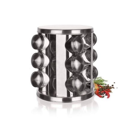 Banquet Akcent 12 részes inox fűszertartó 28681058