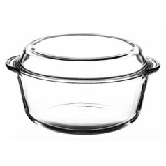 Üveg Sütőtál+Fedő