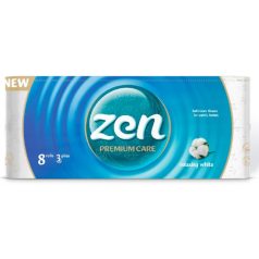   ZEN Prémium Care wc papír 8t. 3r. 145 lap 19m Relaxing FEHÉR